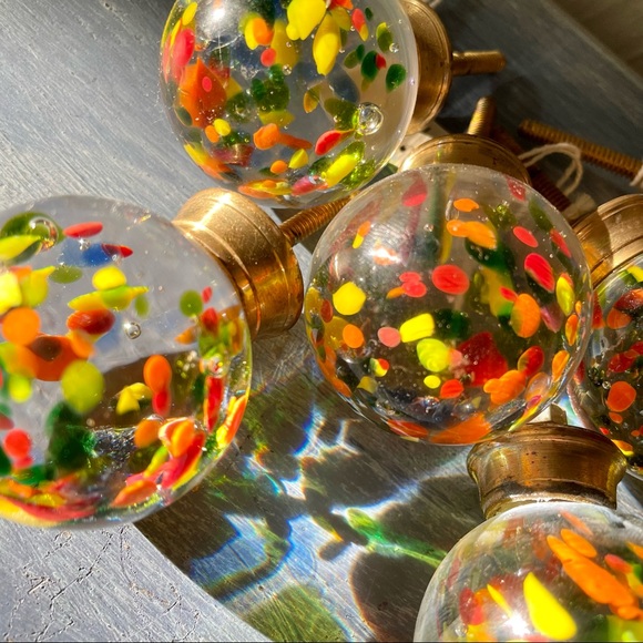 🎨1 Hand Blown Glass Drawer Pull/Knob🎨 - Picture 4 of 9